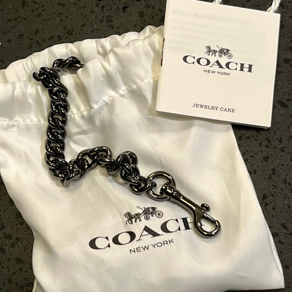 Coach Black Chain Strap - Picture 5 of 5